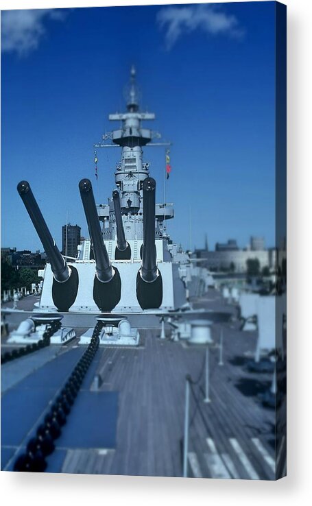 Fine Art Acrylic Print featuring the photograph Big Guns by Rodney Lee Williams
