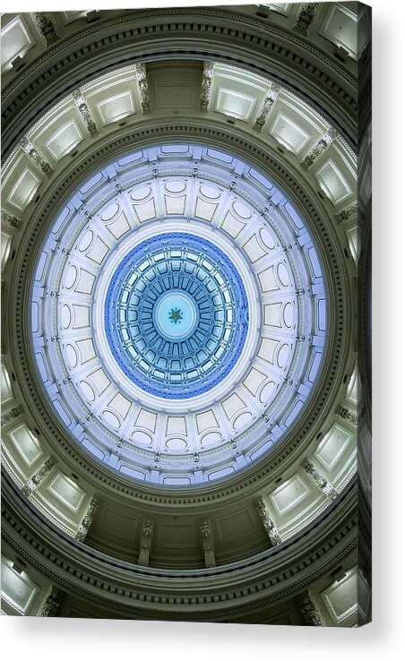 Austin Acrylic Print featuring the photograph Blue Dome by David Downs