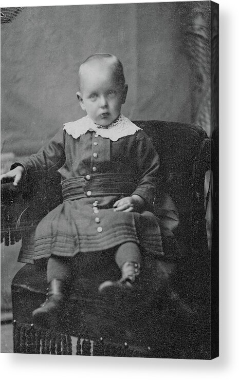 1890 Acrylic Print featuring the photograph Boy, C1890 by Granger