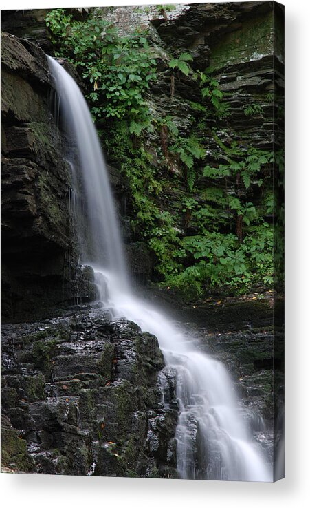 Waterfall Acrylic Print featuring the photograph Bridesmaid's Falls by Jennifer Ancker