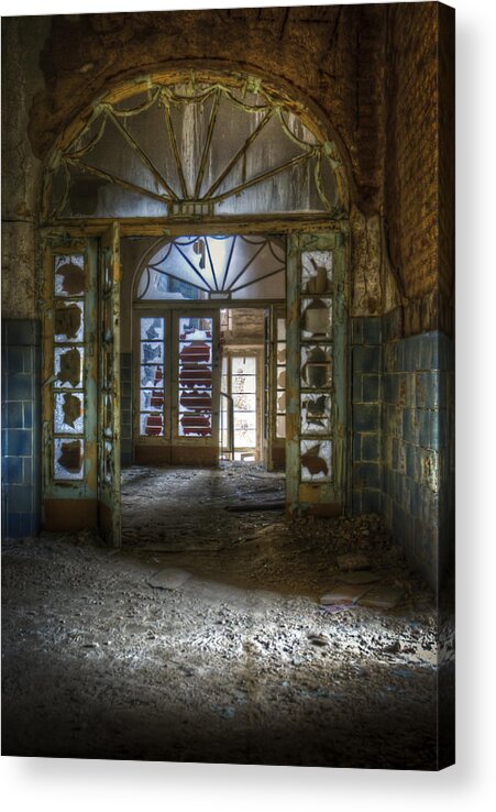 Beelitz Acrylic Print featuring the digital art Broken beauty by Nathan Wright