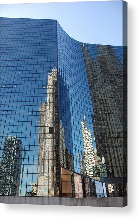 Architecture Acrylic Print featuring the photograph Chicago Reflections by Richard Bryce and Family