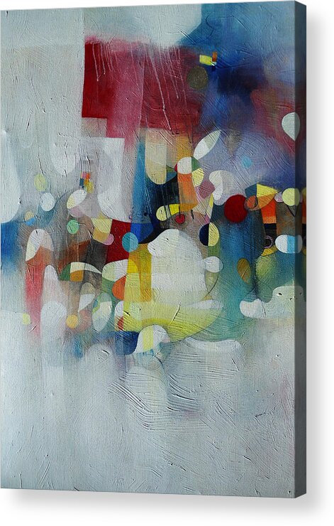 Acrylics Paintings Acrylic Print featuring the painting Circulars by Ronex Ahimbisibwe