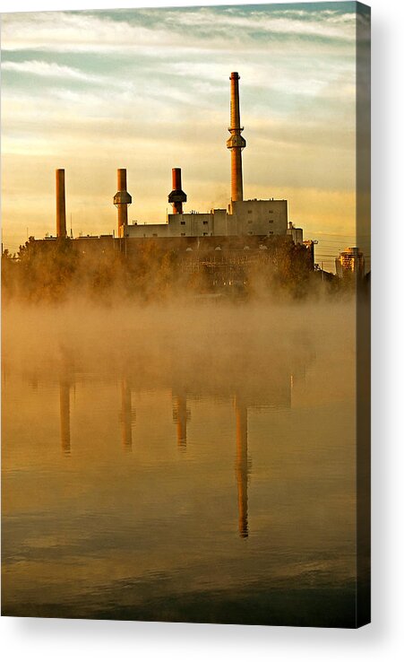 Landscape Acrylic Print featuring the photograph City Power by Lena Wilhite