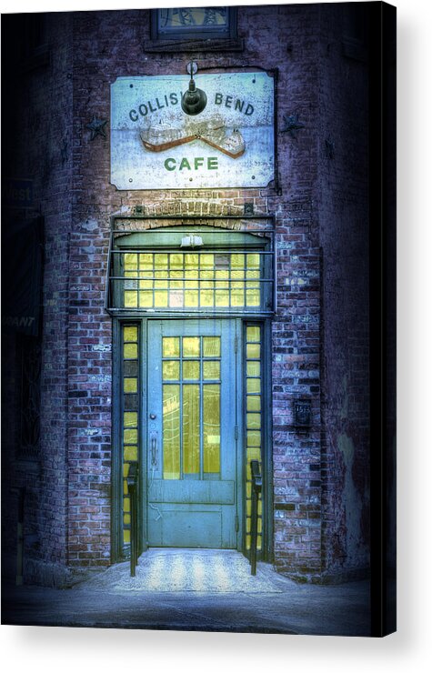 Collision Bend Cafe Acrylic Print featuring the photograph Collision Bend Cafe-Cleveland by John Magyar Photography