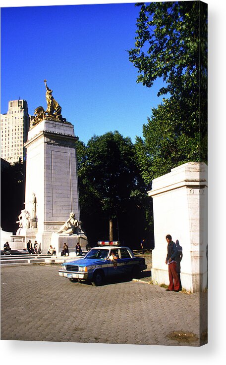 Central Acrylic Print featuring the photograph Corner of Central Park 1984 by Gordon James