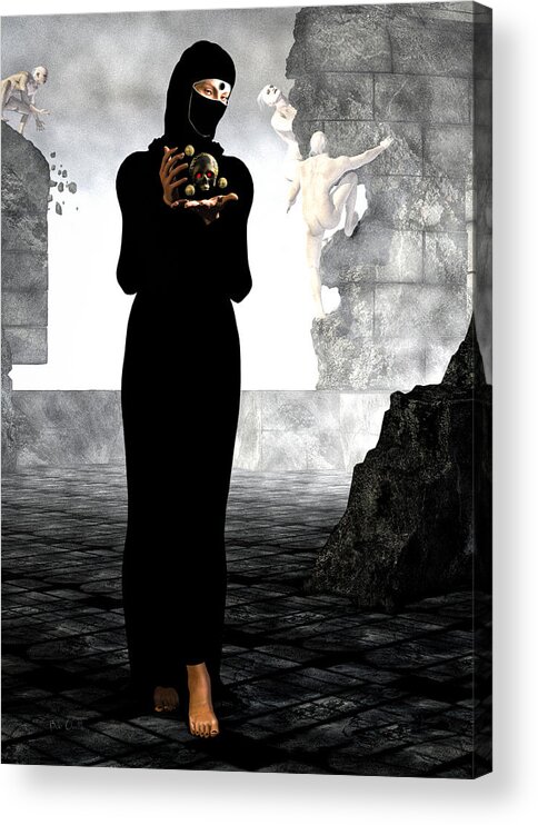 Divine Comedy Acrylic Print featuring the digital art Dantes Dream by Bob Orsillo