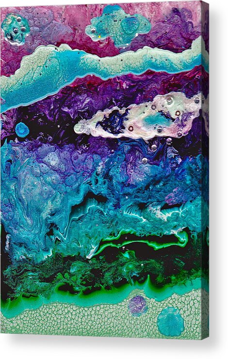 Drops Of Jupiter Acrylic Print featuring the painting Drops of Jupiter by M West