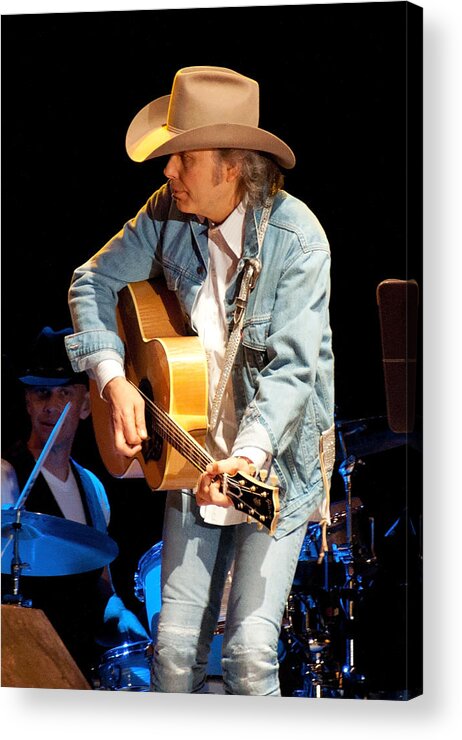 Dwight Acrylic Print featuring the photograph Dwight Yoakam - Streets of Bakersfield by John Black