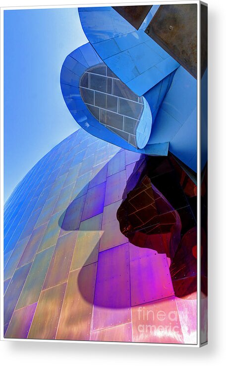 Architecture As Art Acrylic Print featuring the photograph E M P Abstract by Chris Anderson