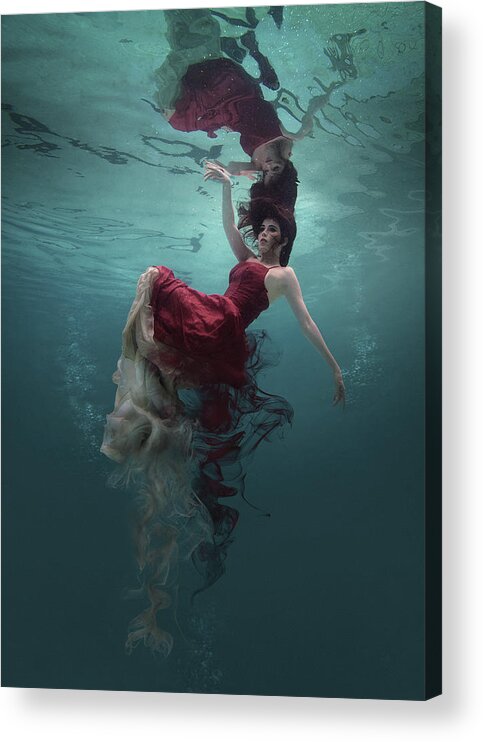 Underwater Acrylic Print featuring the photograph Evanesced by Martha Suherman