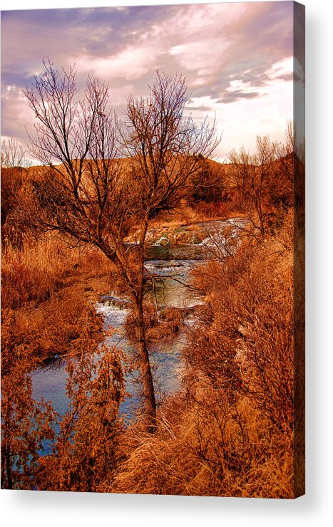 Fall Scenes Acrylic Print featuring the photograph Fall in Fall River County by Jerry Cahill