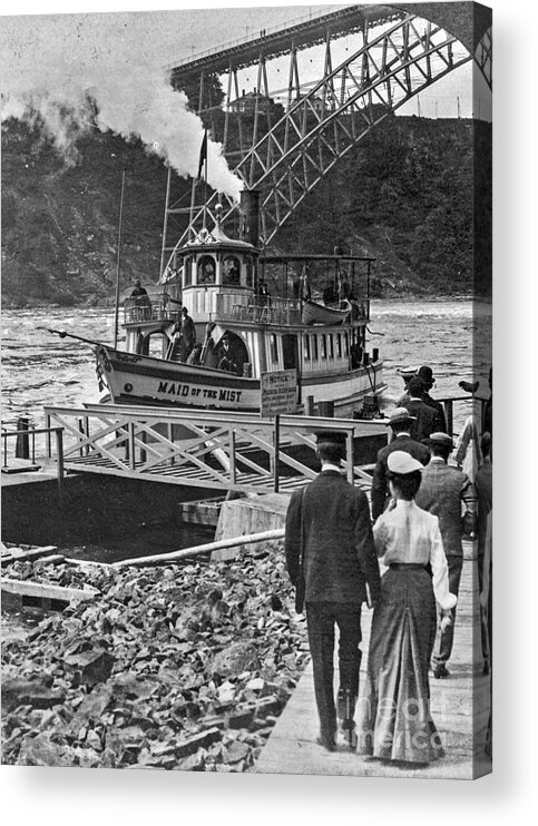 Historic Acrylic Print featuring the photograph Ferry - Historic by Russell Brown