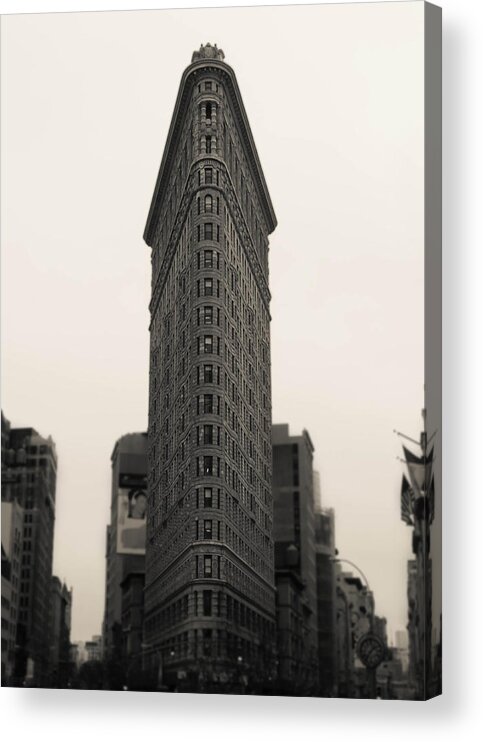 Flatiron Acrylic Print featuring the photograph Flatiron Building - NYC by Nicklas Gustafsson
