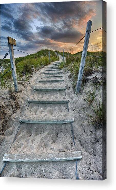 Cloud Acrylic Print featuring the photograph Follow the Path by Sebastian Musial