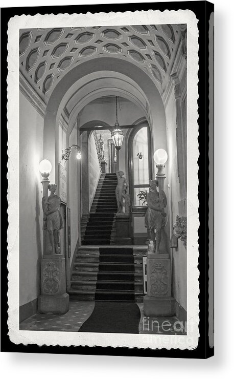Grand Entry Acrylic Print featuring the photograph Grand Entryway of Volterra by Prints of Italy