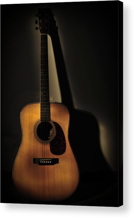 Guitar Acrylic Print featuring the photograph Guitar by Terry DeLuco