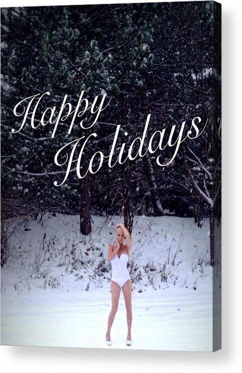 #holidaycard Acrylic Print featuring the photograph Happy Holidays by Lisa Piper