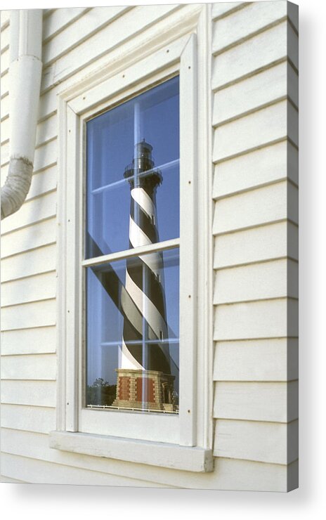 Cape Hatteras Lighthouse Acrylic Print featuring the photograph Cape Hatteras Lighthouse 2 by Mike McGlothlen