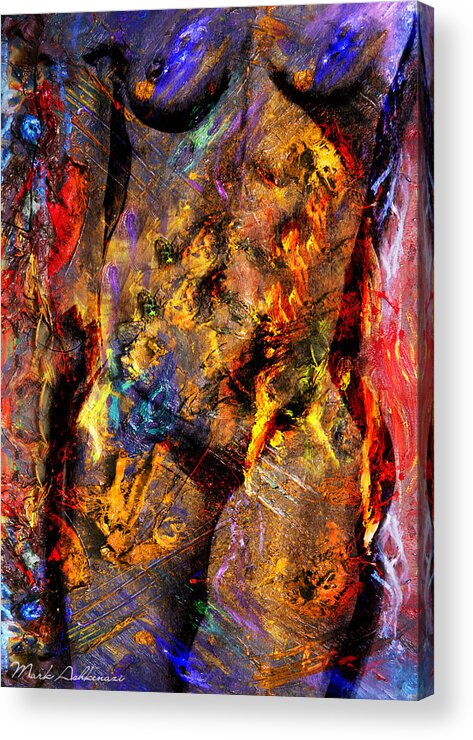 Colors Acrylic Print featuring the painting In My Mind by Mark Ashkenazi