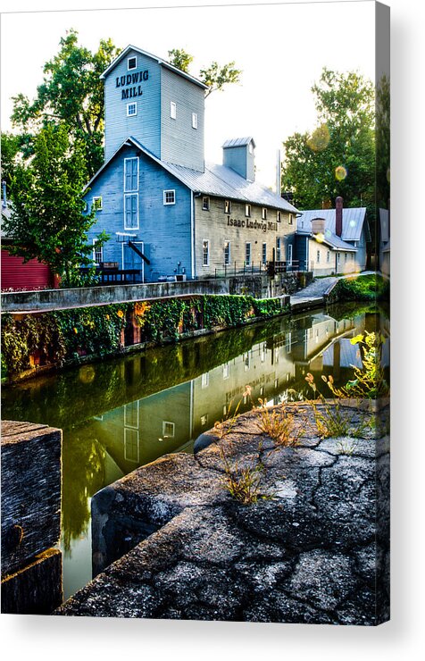 Isaac Ludwigl Acrylic Print featuring the photograph Isaac Ludwig Mill by Michael Arend