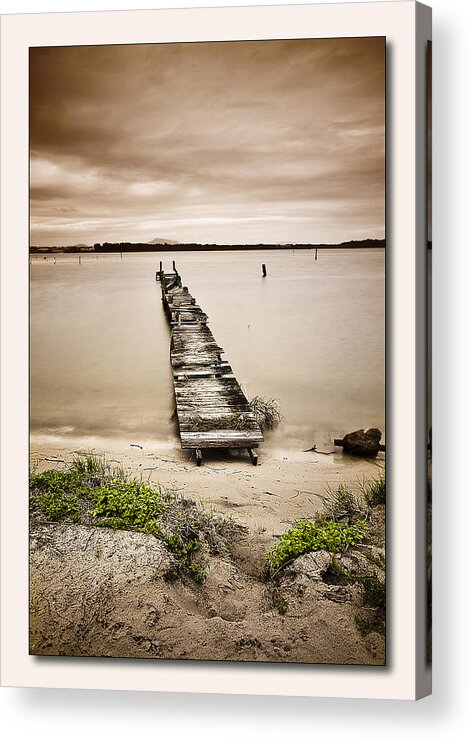 Manning Point Nsw Australia Acrylic Print featuring the photograph Jetty 01 by Kevin Chippindall