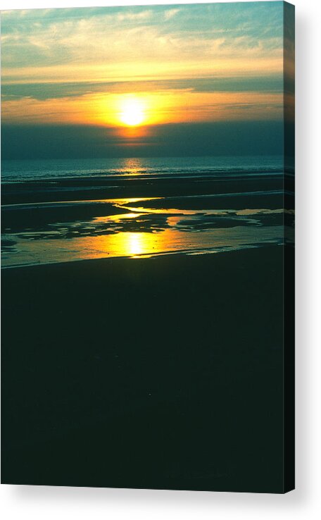 Lancashire Acrylic Print featuring the photograph Lancashire Sunset by Gordon James