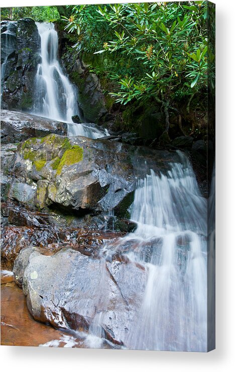 Laurel Falls Acrylic Print featuring the photograph Laurel Falls by Melinda Fawver