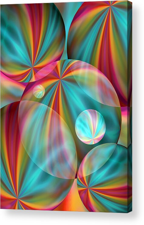 Light Acrylic Print featuring the mixed media Light Spectrum 2 by Angelina Tamez