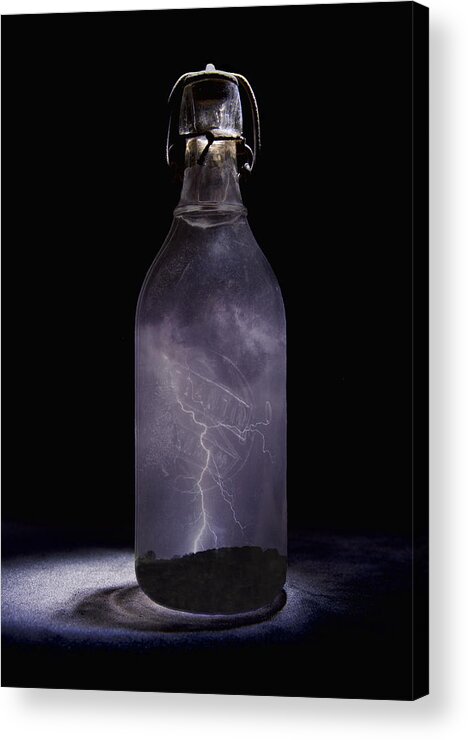 Lightning Acrylic Print featuring the photograph Lightning in a Bottle by John Crothers