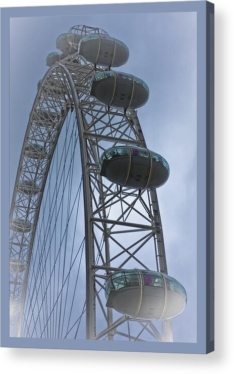 London Eye Acrylic Print featuring the photograph London Eye by Maj Seda