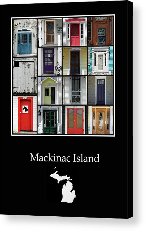 Doors Acrylic Print featuring the photograph Mackinac Island Doors by Jackson Pearson