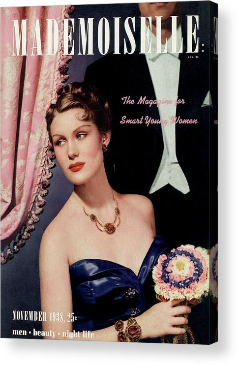 Fashion Acrylic Print featuring the photograph Mademoiselle Cover Featuring A Model In An Opera by Paul D'Ome