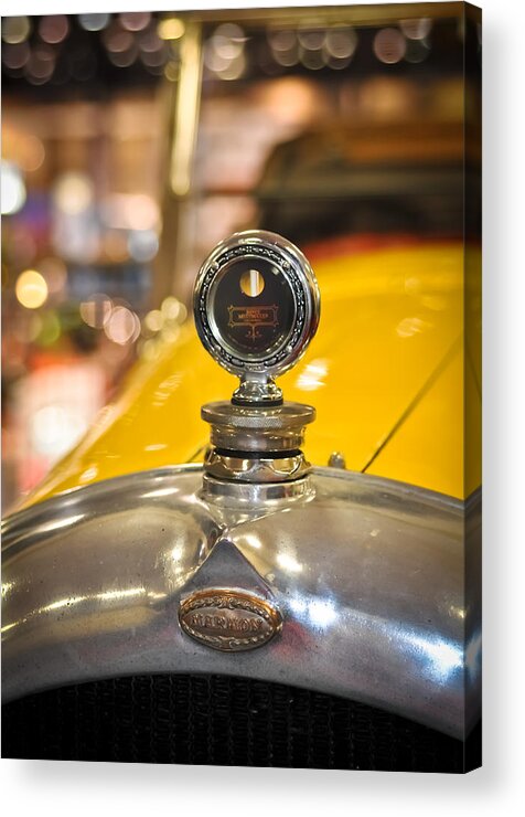 Car Acrylic Print featuring the photograph Marmon in Yellow by Ronda Broatch