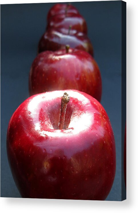Red Apples Acrylic Print featuring the photograph More Red Apples by Helene U Taylor