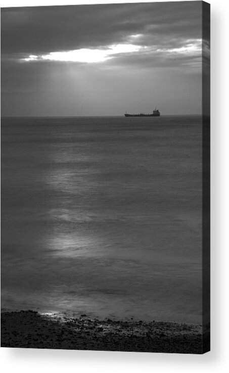 Kingsdown Acrylic Print featuring the photograph Morning view from Kingsdown by Ian Middleton