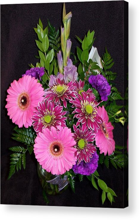 Bouquet Acrylic Print featuring the photograph Mother's Day Bouquet by Sharon Duguay