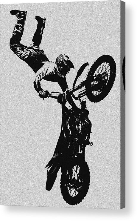 Moto Man Acrylic Print featuring the photograph Moto Man O work by David Lee Thompson