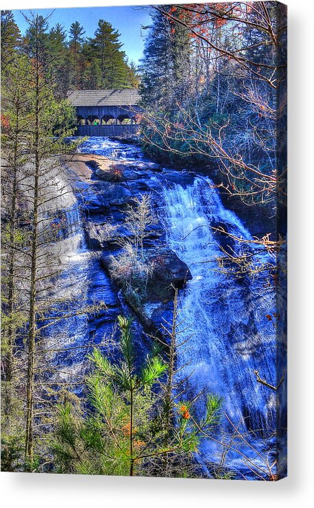 Mountain Acrylic Print featuring the photograph Mountain Waterfall by Albert Fadel