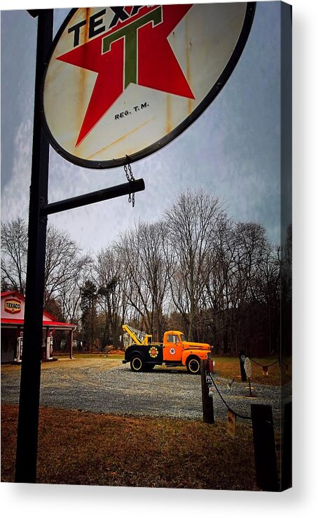 Americana Acrylic Print featuring the photograph Mr. Towed's magical ride by Robert McCubbin