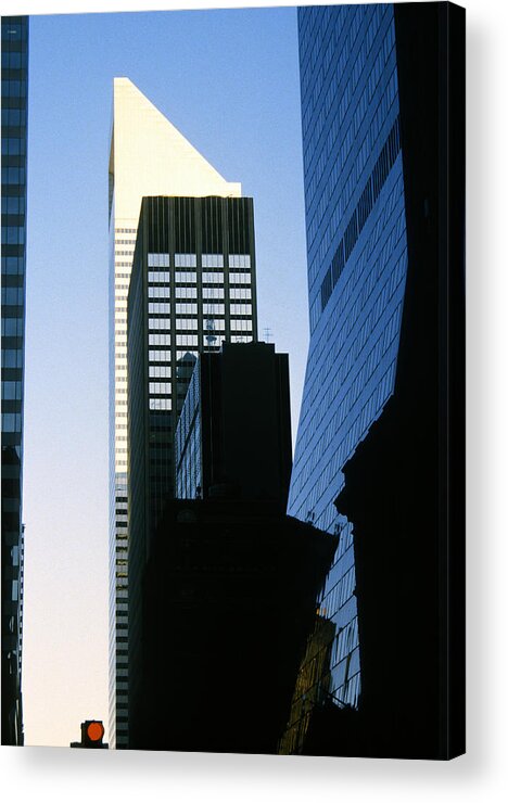 New York Acrylic Print featuring the photograph New York City Skyline No 4 by Gordon James