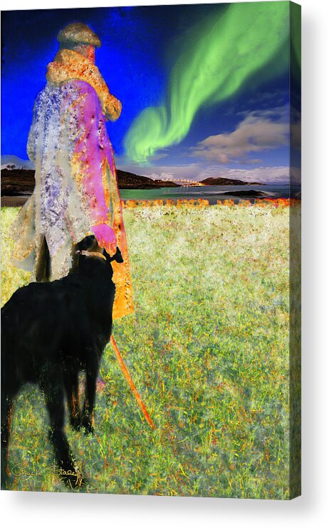 Shepherd Acrylic Print featuring the photograph Northern Lights by Chuck Staley