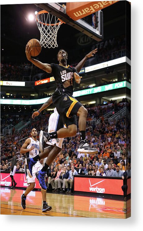 Nba Pro Basketball Acrylic Print featuring the photograph Orlando Magic V Phoenix Suns by Christian Petersen