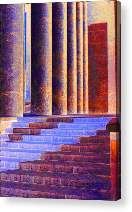 Paris Acrylic Print featuring the photograph Paris Columns by Chuck Staley