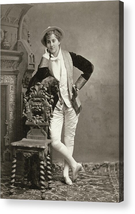 1890 Acrylic Print featuring the photograph Performer, C1890 by Granger