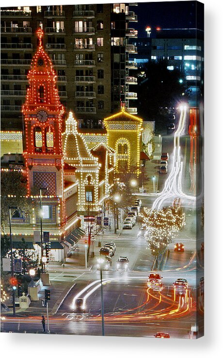Kansas City Acrylic Print featuring the photograph Plaza-Kansas City by Christopher McKenzie