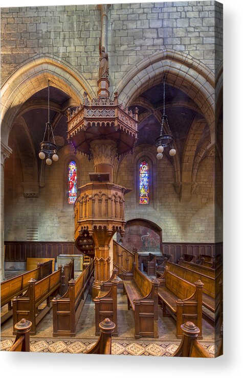 Pulpit Acrylic Print featuring the photograph Pulpit by Charles Lupica