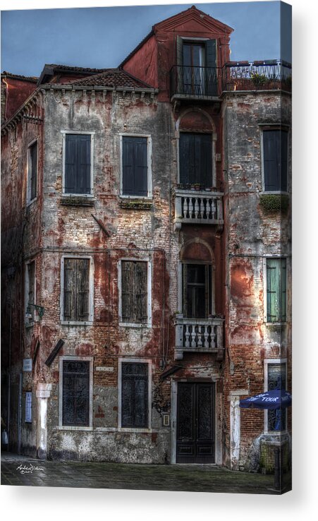 Venice Acrylic Print featuring the photograph Renovation by Andrew Dickman