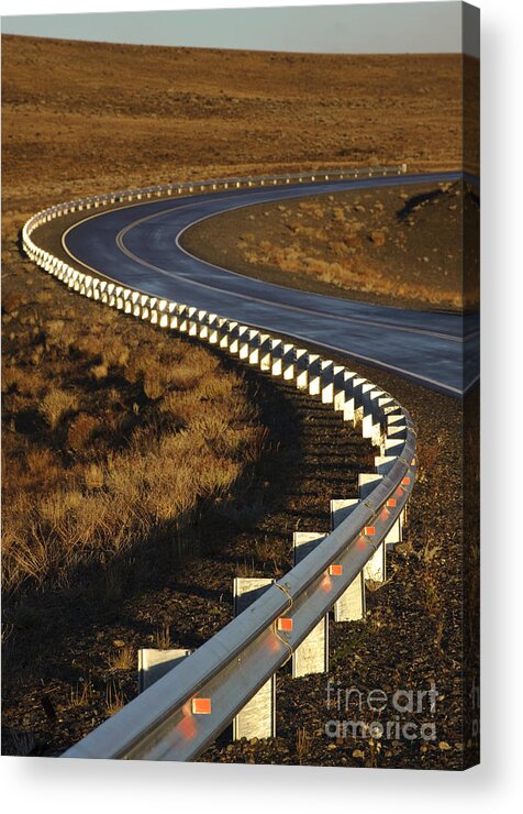 Argentina Acrylic Print featuring the photograph Roadway In Argentina by John Shaw