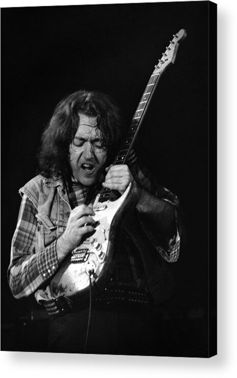 Rory Gallagher Acrylic Print featuring the photograph Rory Gallagher 1 by Dragan Kudjerski
